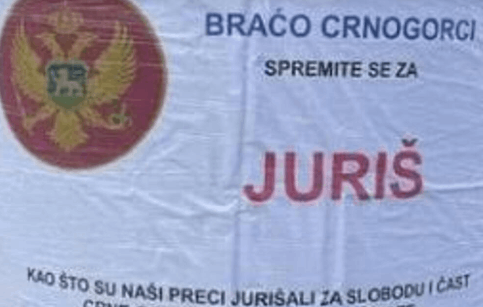 SRAMNI PLAKATI U PODGORICI I NA CETINUJ! Pozivaju Crnogorce na juriš u nedelju 